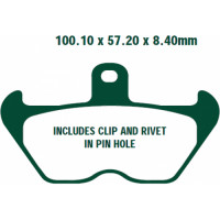 Тормозные колодки NISSIN 2P-273NS