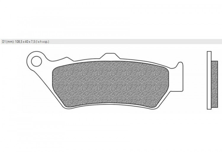 Тормозные колодки BREMBO 107527011