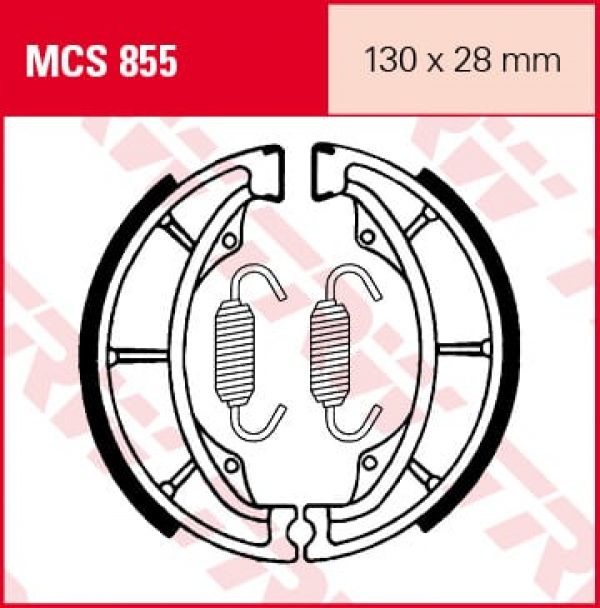 Тормозные колодки TRW MCS855