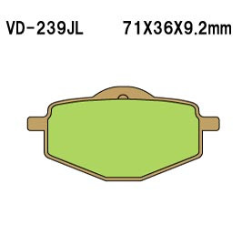 Тормозные колодки VESRAH VD-239JL