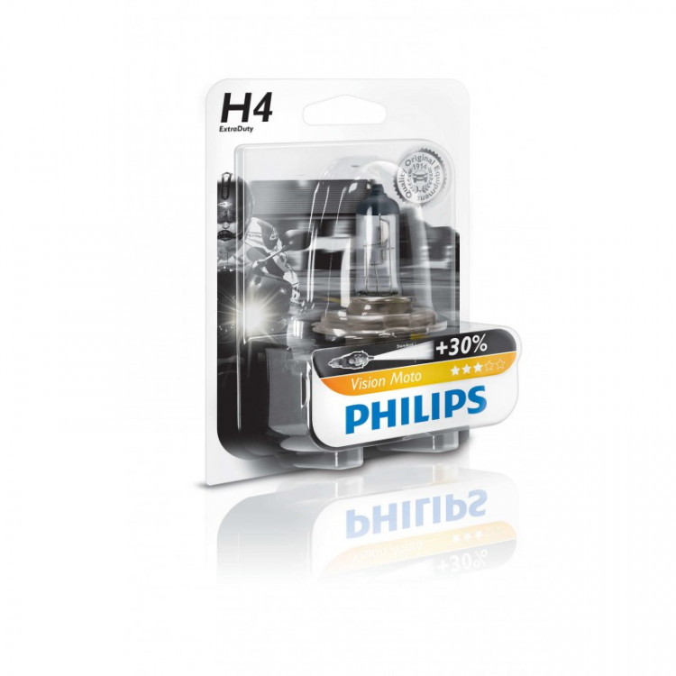 Лампа PHILIPS H4 Vision Moto 60/55W
