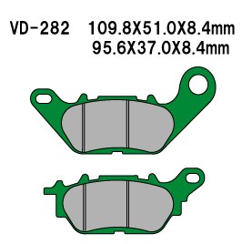 Тормозные колодки VESRAH VD-282