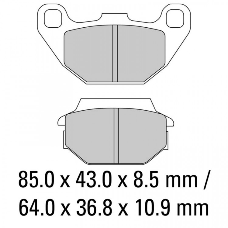 Тормозные колодки FERODO FDB2096EF