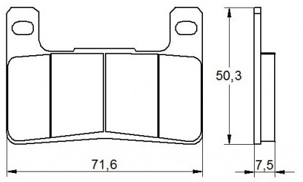 Тормозные колодки Accossato AGPA109ST