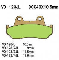 Тормозные колодки VESRAH VD-123/3JL