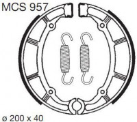 Тормозные колодки TRW MCS957