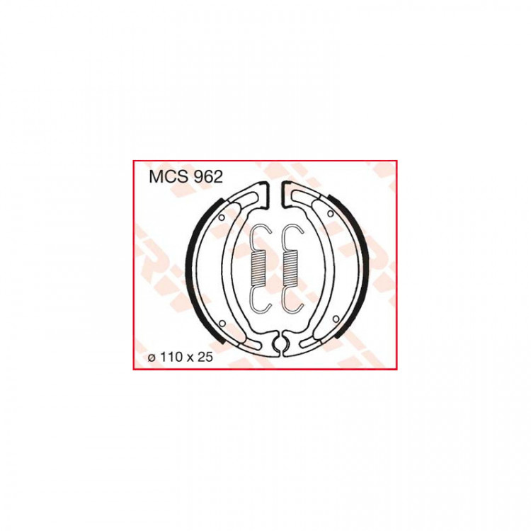 Тормозные колодки TRW MCS962