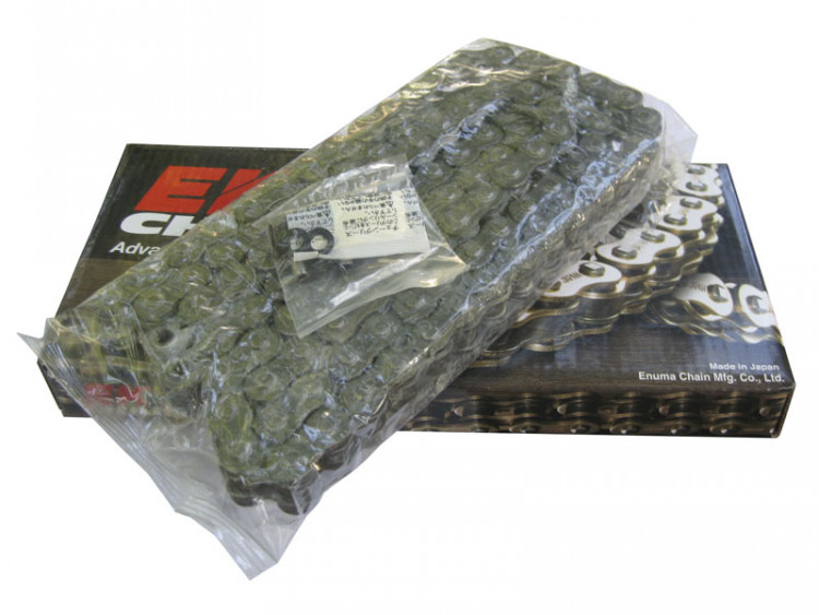 Цепь EK CHAIN 520 MVXZ2-118/C  EK CUT CHAIN W/SKJ CHROME