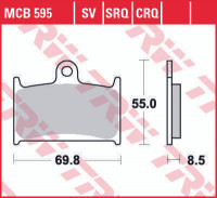 Тормозные колодки TRW MCB595