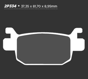 Тормозные колодки NISSIN 2P-334ST