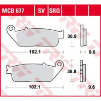 Тормозные колодки TRW MCB677