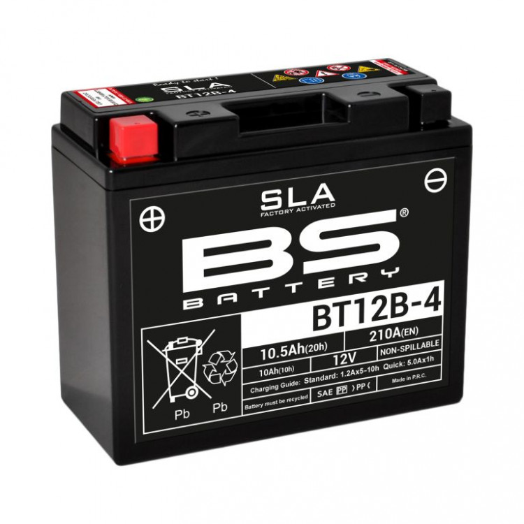 Аккумулятор BS Battery BT12B-4 Аккумулятор (YT12B-4)