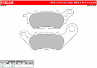 Тормозные колодки FERODO FDB2238EF