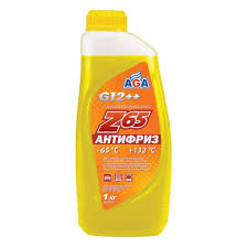 Охлаждающая жидкость AGA желтый -65 G12+ 1л