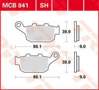 Тормозные колодки TRW MCB841SH