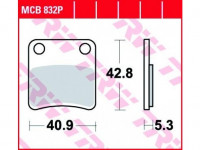 Тормозные колодки TRW MCB832P