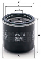 Масляный фильтр MANN MW65